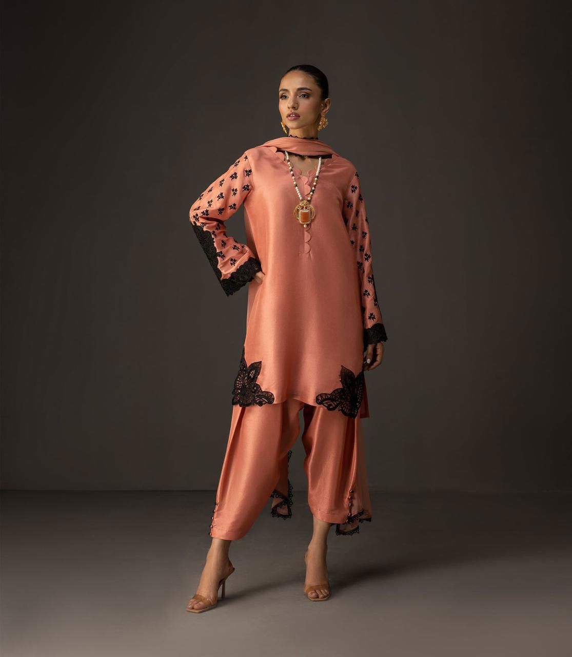 WINTER SILK DIGITAL PRINTED 3-PIECE - SD#38
